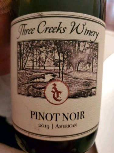 Three Creeks Winery Pinot Noir Vivino Us