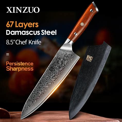 XINZUO Cuchillos De Chef De Acero Inoxidable Utensilio Chino De Alto