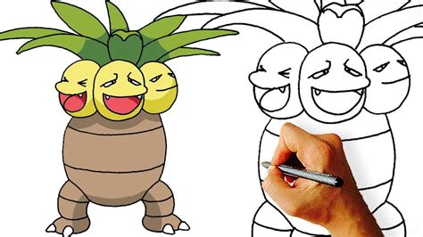 How To Draw Exeggutor Step By Step From Pokemon Youtube