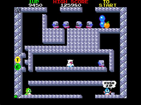 Screenshot Of Bubble Bobble Fm Towns 1986 Mobygames