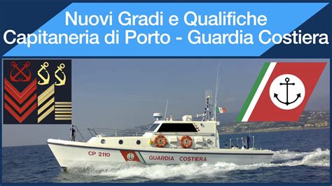 Gradi E Qualifiche Guardia Costiera Italiana Dal Youtube