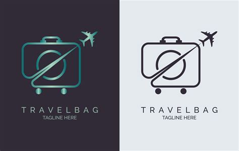 Travel Bag Logo Vector Graphic by lordottori · Creative Fabrica