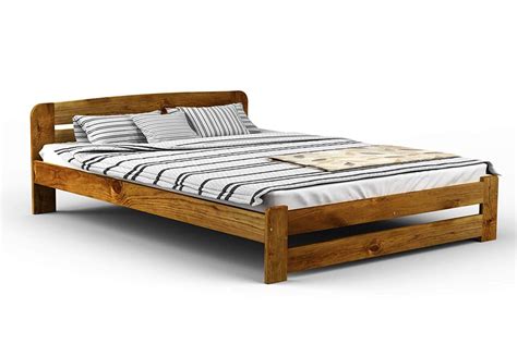 Nodax New Double Bed Frames Solid Pine Wooden Bed Frame For Adults