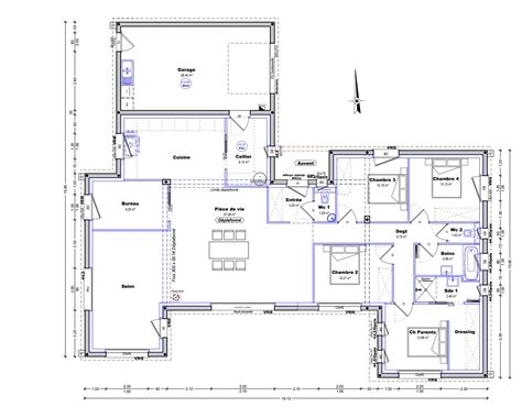 Plan De Maison Plain Pied Forum Construction Ventana Blog