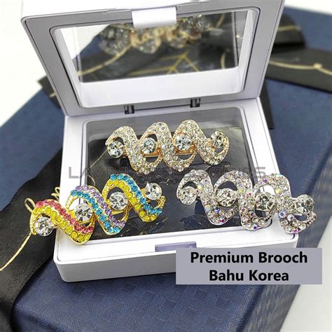 Premium Brooch Kerongsang Pin Tudung Bahu Muslimah Korea Design Menarik