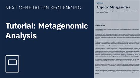 Metagenomics Analysis - Geneious