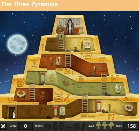 The Three Pyramids Ancient Egypt Projects Egypt Project Egyptian Tomb