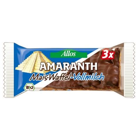 Amazon Allos Amaranth Mais Waffeln Vollm Schoko G Grocery