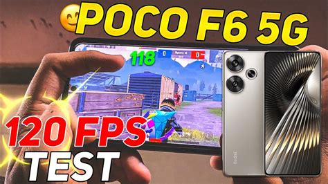 POCO F6 5G PUBG 120 FPS TEST POCO F6 5G BGMI 120 FPS TEST SD 8S GEN