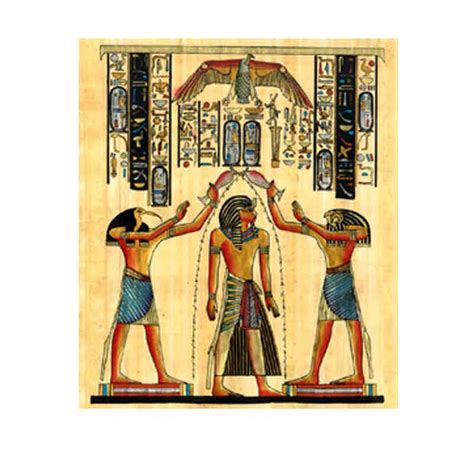 The Pharaonic Kings Papyrus Painting Egypt7000