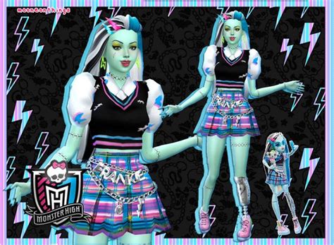 MH Gen 3 Frankie Stein Mooneonnature In 2023 Sims 4 Mods Clothes