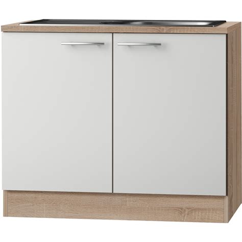 Optifit Sp Lenunterschrank Dakar Cm X Cm X Cm Wei Eiche