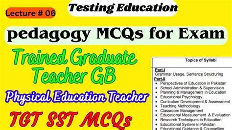 Most Important Pedagogy Mcqs For Nts Fpsc Ppsc With Answers Pedagogy