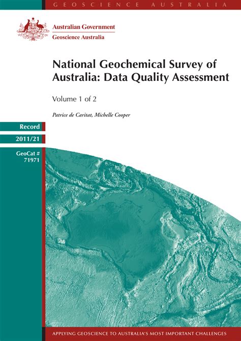 Pdf National Geochemical Survey Of Australia Data Quality Assessment