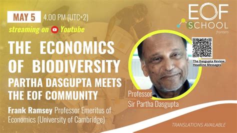 THE ECONOMICS OF BIODIVERSITY With Sir Partha Dasgupta YouTube