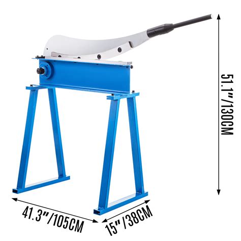 Vevor Manual Guillotine Shear 32 X 16 Gauge Sheet Metal Plate Cutter W Stand Vevor Us