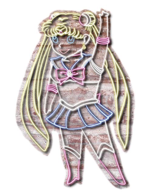 Neon Sailor Moon By Crimsonicegoddess On Deviantart