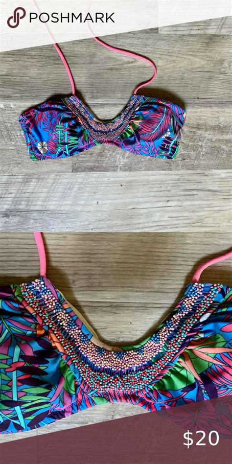 👙 Victoria’s Secret Tribal Bikini Top 👙 Tribal Bikini Bikini Tops Victoria’s Secret