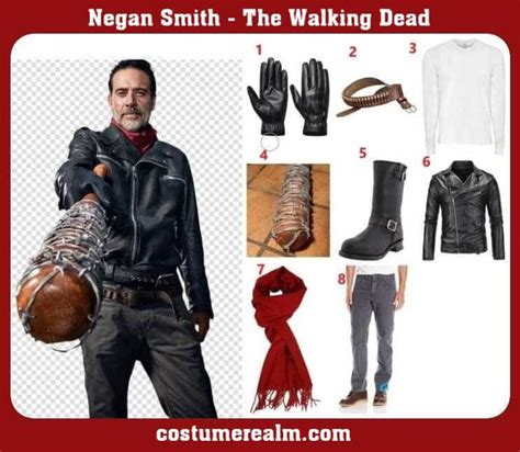 Negan Costume | Negan outfit, The walking dead, Negan