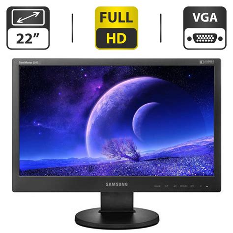 Монитор Samsung SyncMaster 2243SN 22 1920x1080 TN 1x VGA