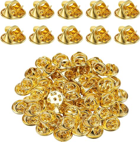 50pcs Metal Pin Backings Locking Pin Backs For Enamel Pins