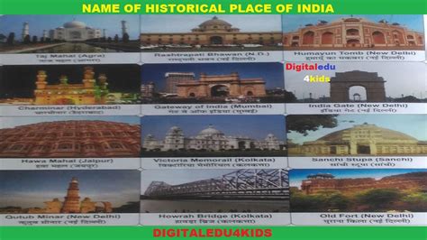 Historical Places Name Of Historical Place Of India Historical