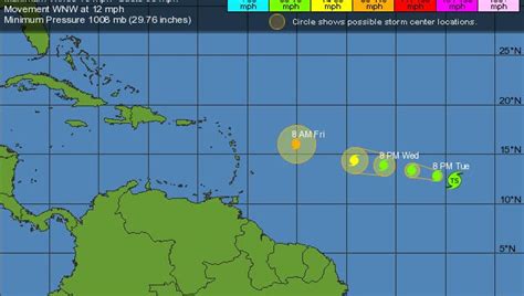 Tropical Storm Jose Forms In The Open Atlantic