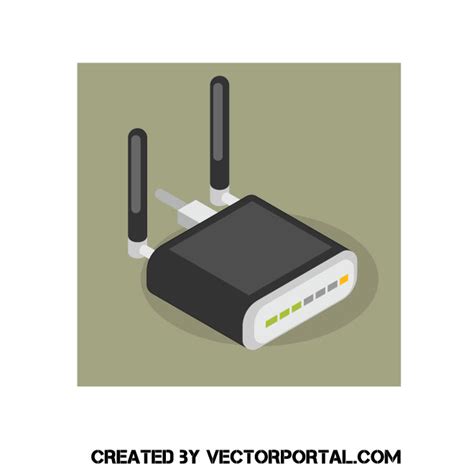 Wi Fi Router De La Imagen Royalty Free Stock Svg Vector