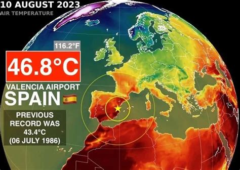 Meteo Spagna Caldo Record A Valencia Sfiorati I C Record Di