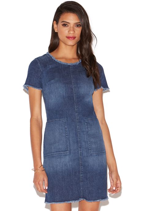 Denim Shift Dress Shoedazzle