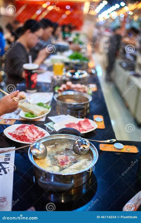 Chinese Hot Pot Restaurant Beijing China Editorial Stock Image Image Of Places People