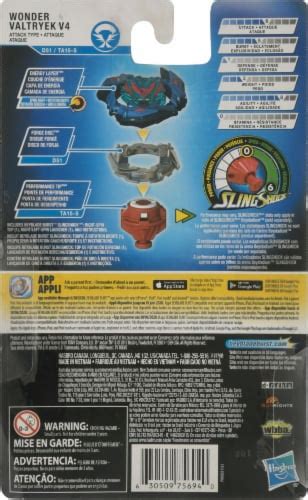 Hasbro Beyblade Burst Turbo Slingshock Wonder Valyryek V4 Top