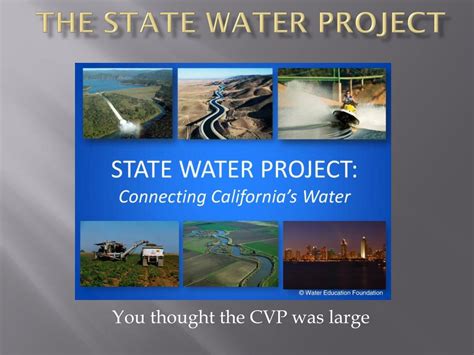 Ppt The State Water Project Powerpoint Presentation Free Download