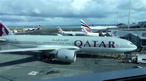 Qatar Airways Auckland Doha Boeing 777 200LR YouTube