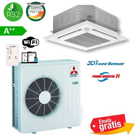 Aire Acondicionado Cassette Mitsubishi MPLZ 71VEA2 H Power Inverter