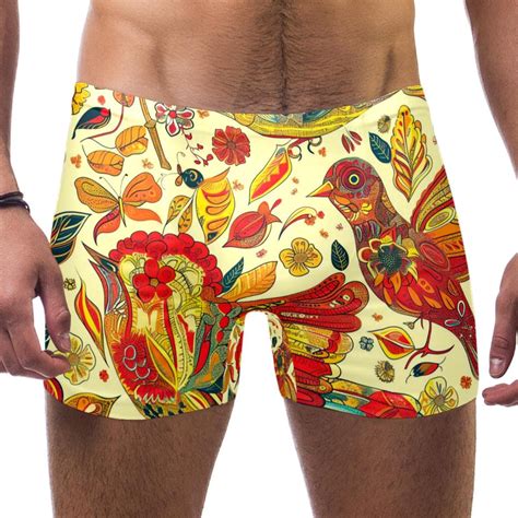 Swim Jammers For Men Mens Bikini Swimwear Pastorable Floral Butterfly