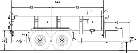 Big Tex Trailers 10SR Pro Series Tandem Axle Single Ram Dump Trailer