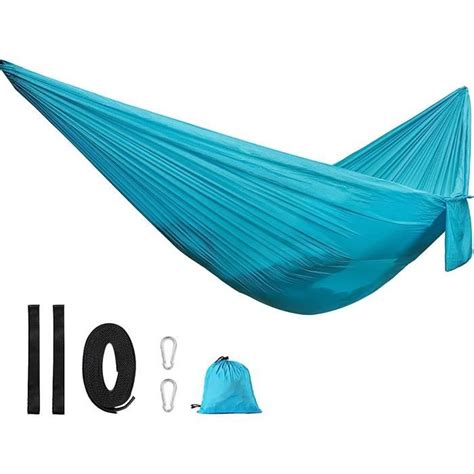 Hamac Portable Hamacs De Parachute En Nylon L Ger Avec Sangle Lit