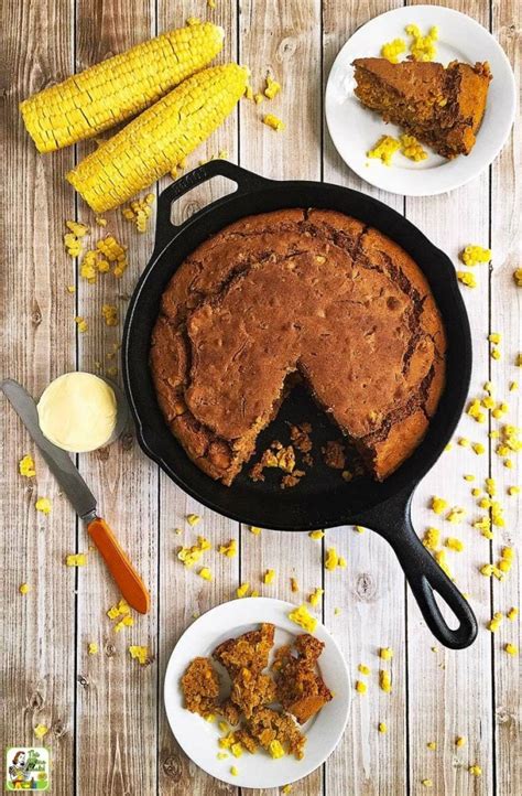 Easy Cast Iron Skillet Cornbread Recipe This Mama Cooks On A Diet