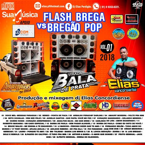 Cd Mixado Flash Brega VS Bregão Pop Estarda Bala de Prata Vol 01