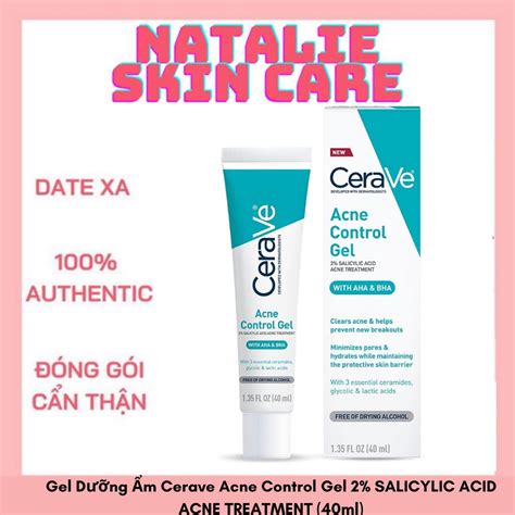 Gel Dưỡng Ẩm Cerave Acne Control Gel 2 Salicylic Acid Acne Treatment