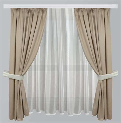 Короткі штори з гардинами для кухні Adagio Windows Decor Бежеві у ...