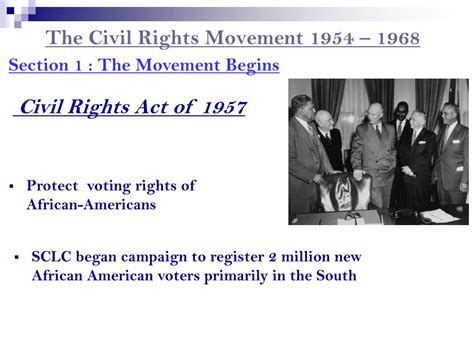 Ppt The Civil Rights Movement 1954 1968 Powerpoint Presentation