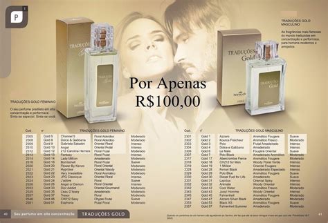 Perfumes Traduções Gold Hinode Insp Nos Importados Original R 95 00