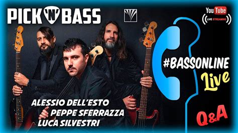 Pick N Bass E I Segreti Del Plettro Nel Basso Alessio Dell Esto