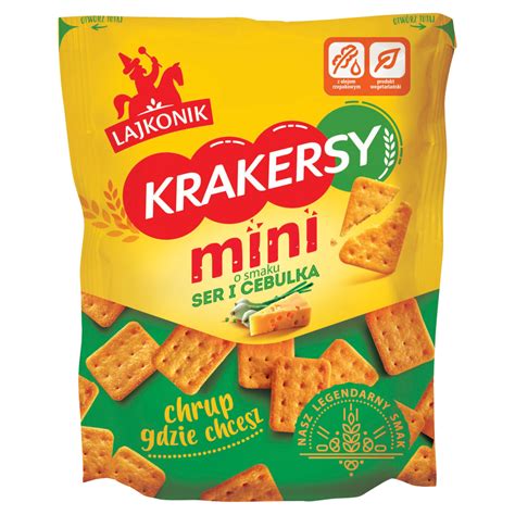 Lajkonik Krakersy Mini O Smaku Ser I Cebulka 100 G DHT Online