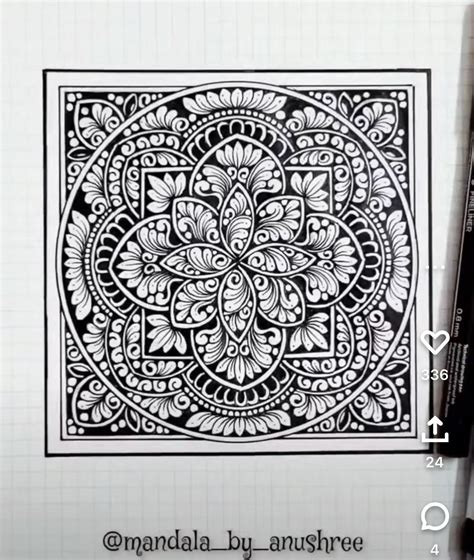 Zentangle Art Zentangle Patterns Mandala Pattern Zentangles Mandala