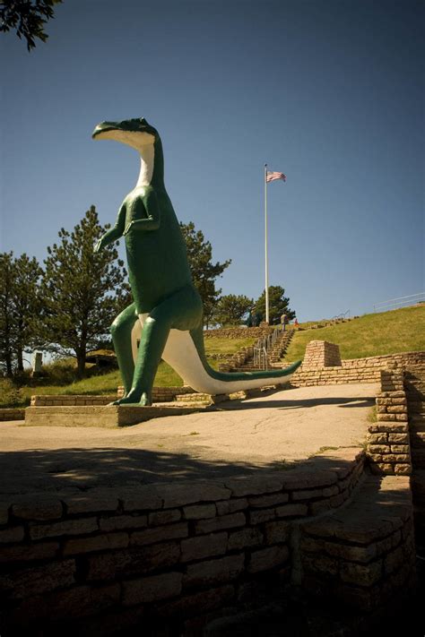 Rapid City Dinosaur Park In South Dakota