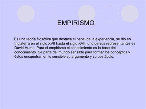 Diferencia Entre Racionalismo Y Empirismo Ppt