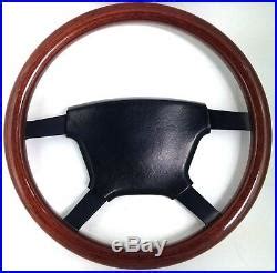 Genuine Momo Wood Spoke Mm Steering Wheel Opel Irmscher Rare